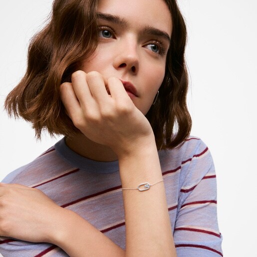 シルバーチェーンブレスレット TOUS Camille