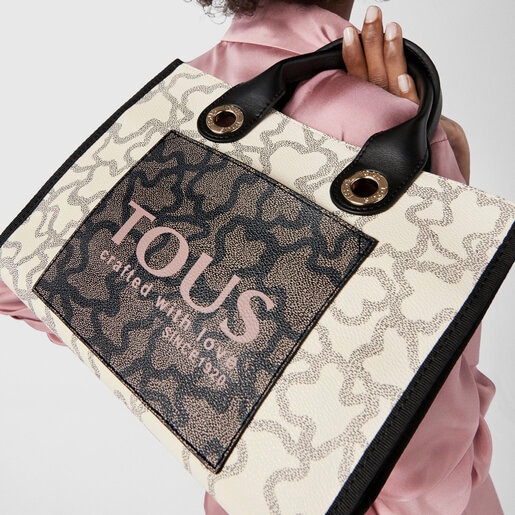 Medium multi-beige Amaya Kaos Icon Shopping bag