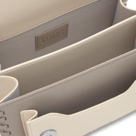 תיק צד Audree Pasadas קטן בצבע בז'