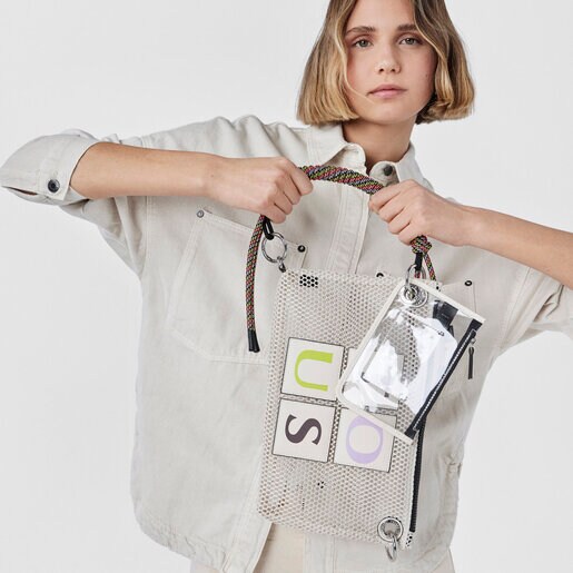 ベージュのクロスボディバッグ TOUS Net