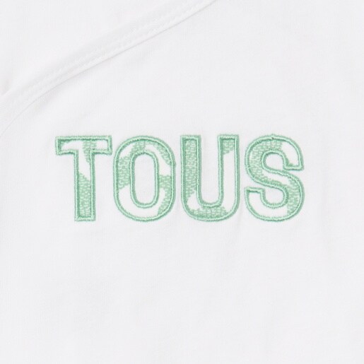 Pack of wrap-over baby bodysuits in Kaos mist