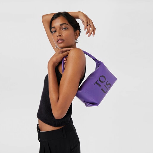 Lilac-colored leather TOUS Balloon Shoulder bag