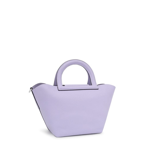 lilac-colored leather Shoulder bag TOUS Dora