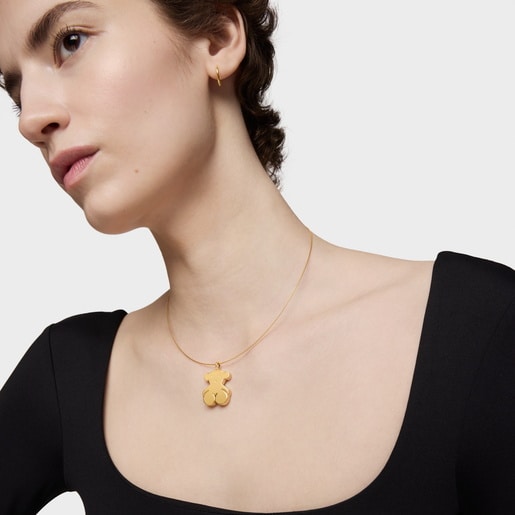 Gold Sweet Dolls Pendant Bear motif