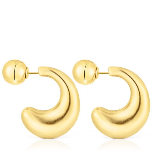 Large silver vermeil Hoop earrings TOUS Balloon | TOUS