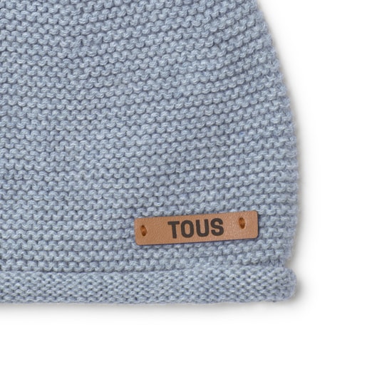 Newborn baby hat in Tricot blue