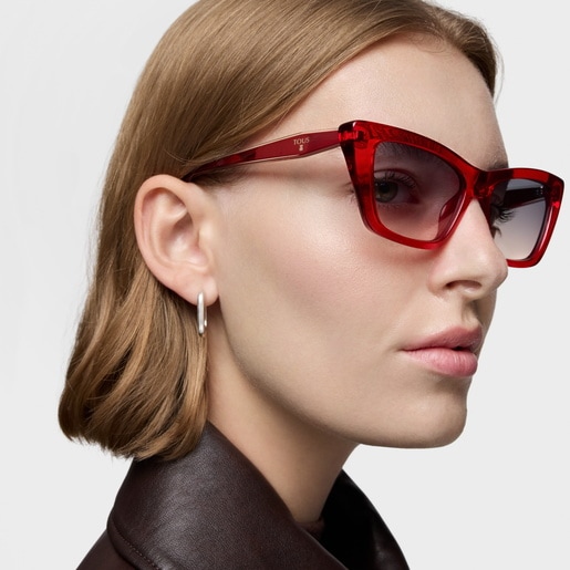 Gafas de sol Transparent rojo