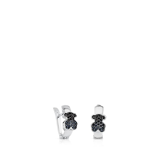Silver TOUS Gen earrings with spinels