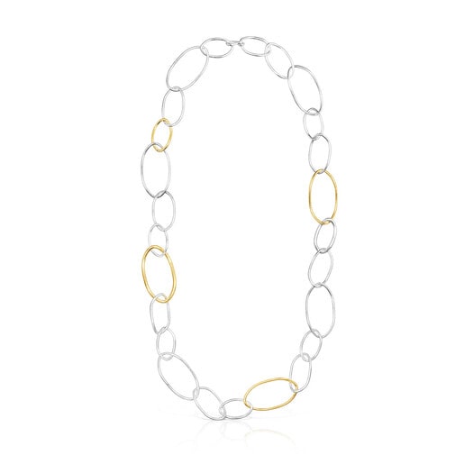 Hav bicolor oval-ring Necklace | TOUS