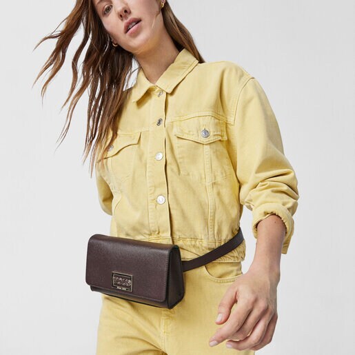 Riñonera marrón TOUS Funny