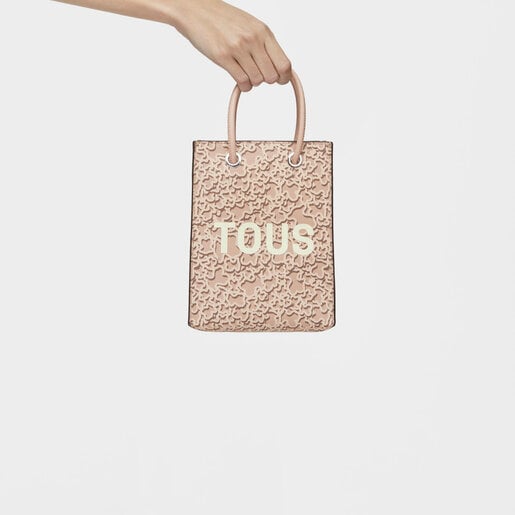 トープカラーの Pop ミニバッグ Kaos Mini Evolution