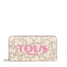 Medium beige and pink Kaos Legacy Wallet