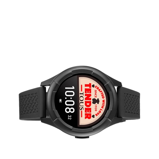 Zegarek Smarteen Connect Sport z czarnym silikonowym paskiem