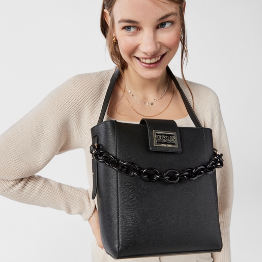 תיק כתף TOUS Funny קטן בצבע שחור