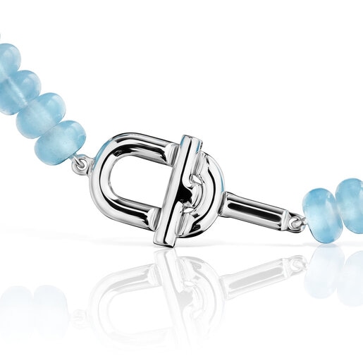 Silver Bracelet with treated chalcedony TOUS MANIFESTO