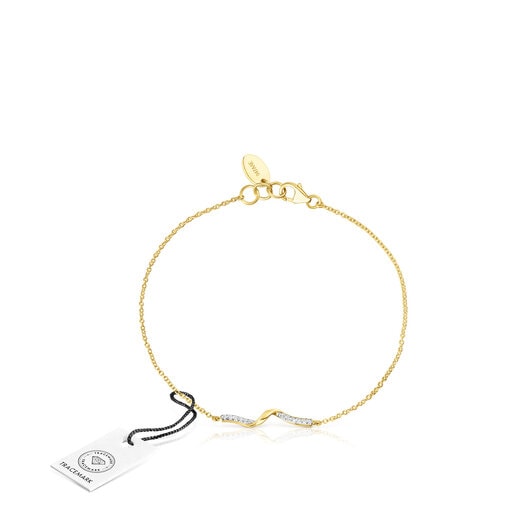 Pulsera de oro y diamantes TOUS Beach