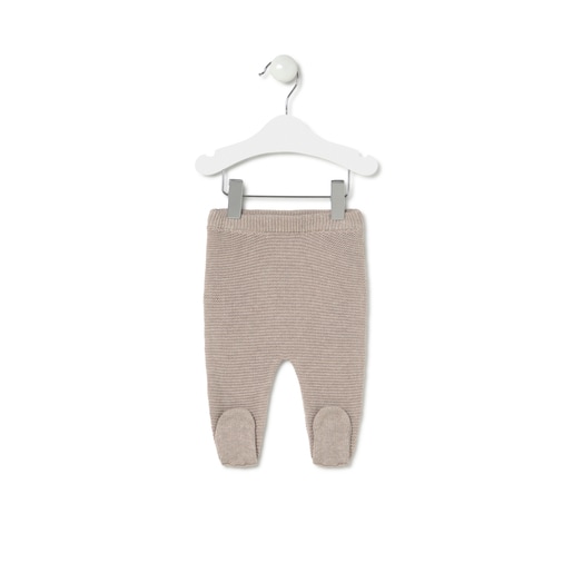 Conjunto de bebé de recién nacido Tricot beige