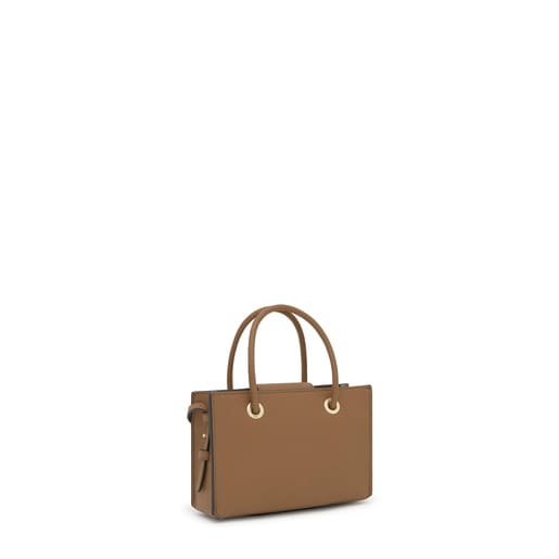 Earth-colored horizontal Minibag TOUS Yagrumo