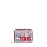 Beige and red TOUS Cecilia Change purse