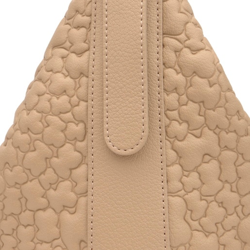 Bolso de hombro grande arena Tous Puffy Bear