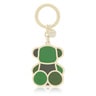Green Key ring TOUS Bear Faceted