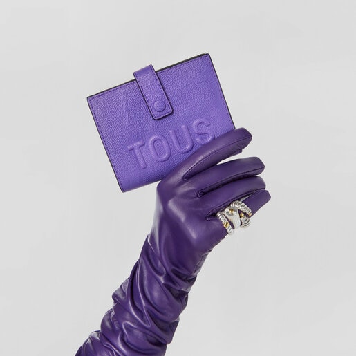 Lilac-colored TOUS La Rue Pocket Card wallet | TOUS
