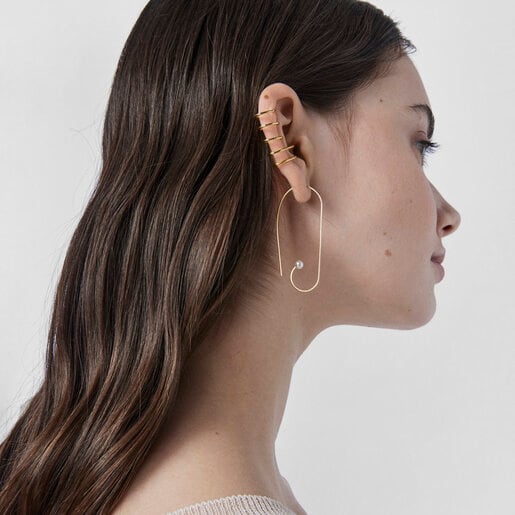 TOUS Basics Silver Vermeil Earcuff | TOUS