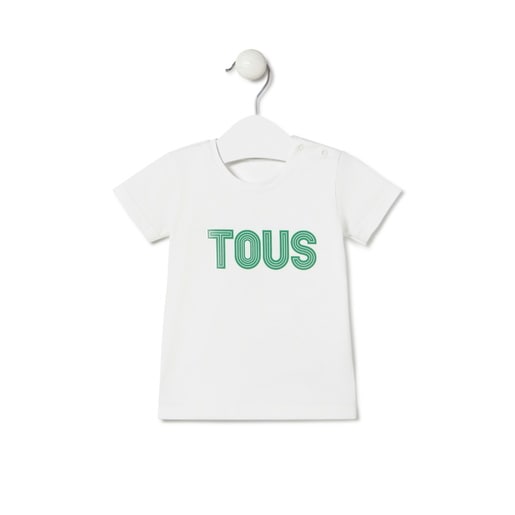 Beach t-shirt in Line green