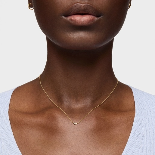 Gold Necklace with diamonds Les Classiques