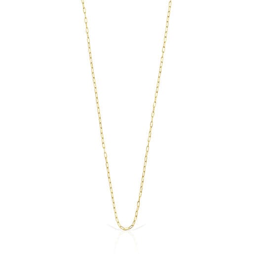 Silver vermeil TOUS Basics rectangular link Choker