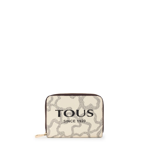 Porte-monnaie Kaos Legacy moyen beige