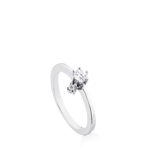 Anillo Les Classiques de Oro blanco con Diamantes