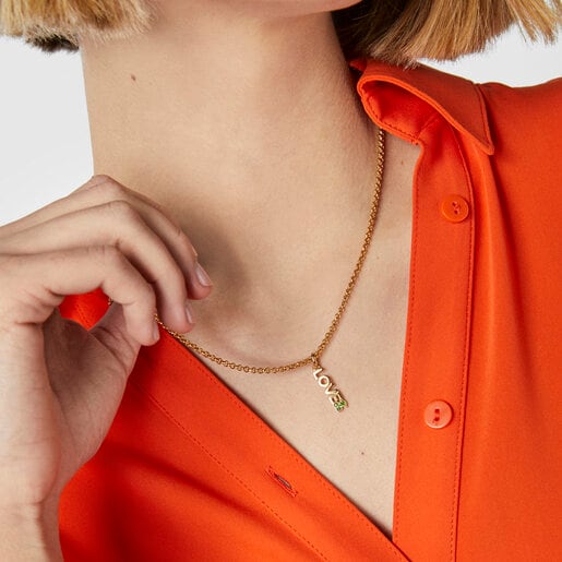 תליון Love של TOUS Crossword עם דובון