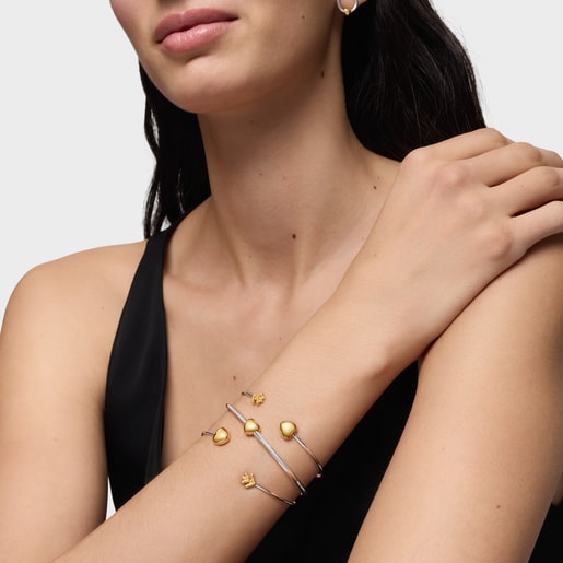 Pulsera esclava bicolor TOUS Flechazo