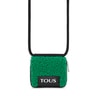 Monedero colgante verde TOUS Empire Fur