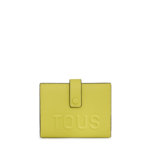 Lime green TOUS La Rue Pocket Card wallet