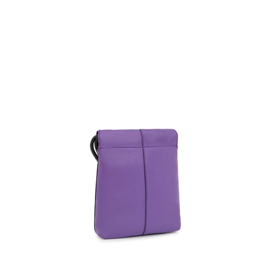 Lilac-colored leather TOUS Cloud Mini handbag | TOUS