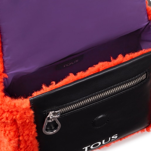 Malá oranžová Crossbody kabelka TOUS Empire Fur