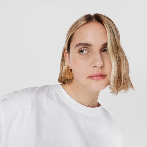 Silver vermeil Earrings Logo