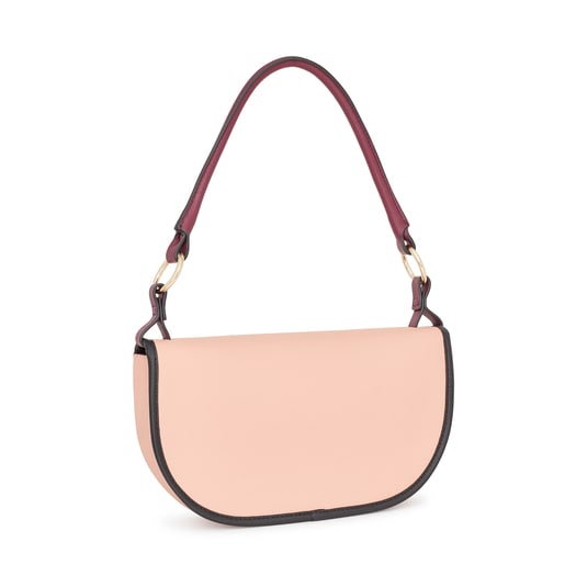 תיק כתף TOUS Halfmoon בצבע ורוד