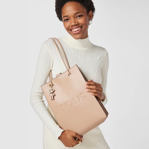 Большая темно-серая сумка-shopping T Pop