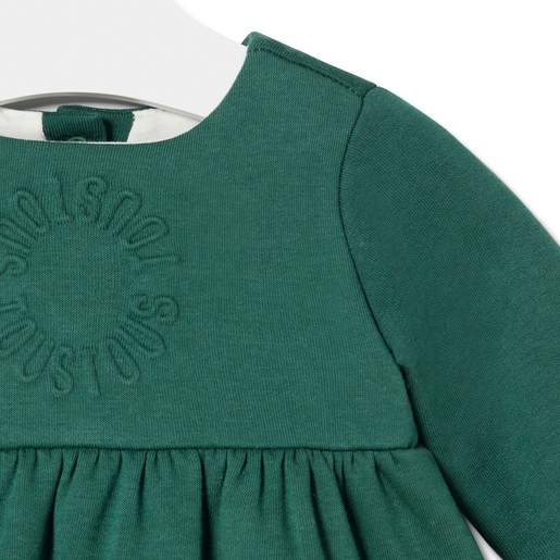 Baby girls dress in Trend green