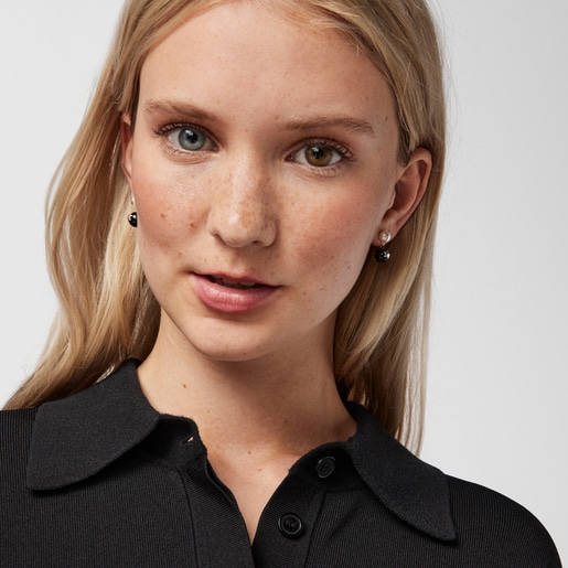 ピアス  Magic Nature  月・星  　シルバー925　パール・スピネル　