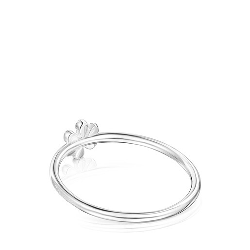 Серебряное кольцо с цветком Fragile Nature