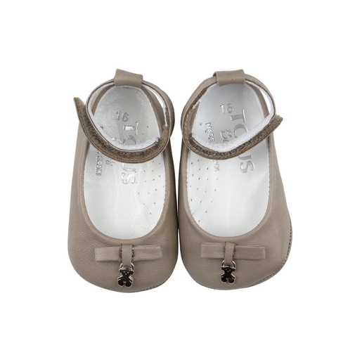 Mini Walk Nature ballet shoes in brown
