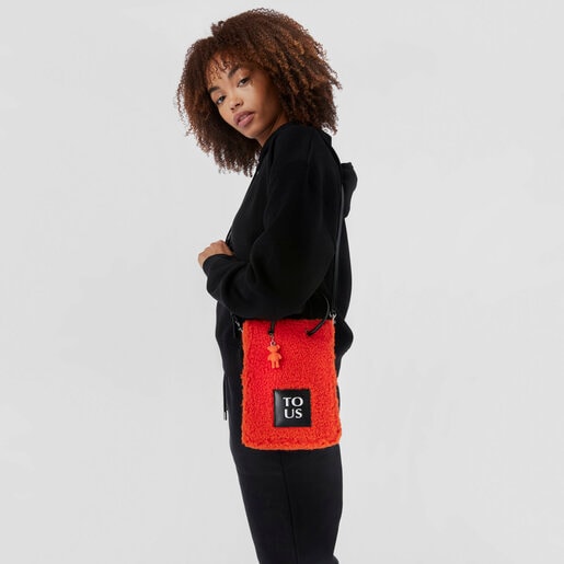 オレンジカラーのミニバッグ TOUS Pop Warm