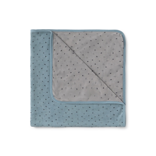 Baby blanket in Mini sky blue