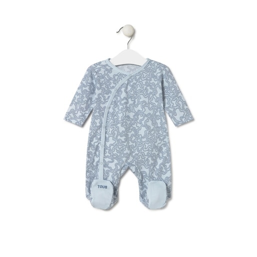 Baby playsuit in KaosP sky blue