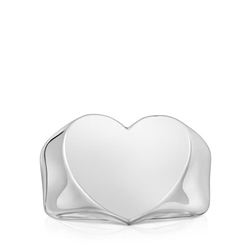 Anillo sello de plata corazón Sweet Dolls