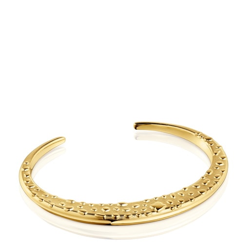 Bracelet with 18kt gold plating over silver Dybe